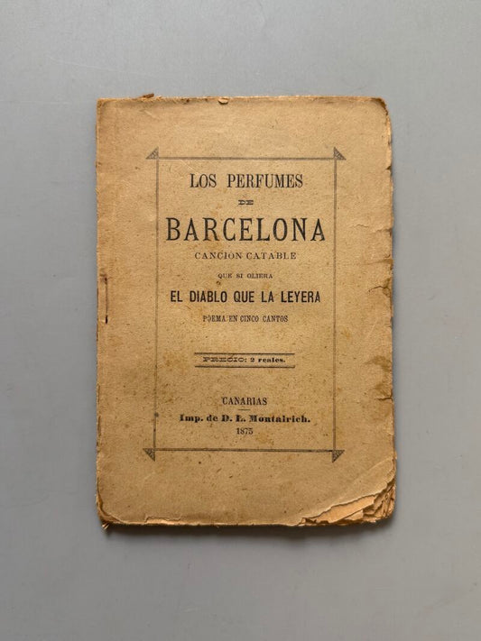 Los perfumes de Barcelona, Quevedo - Imp. de D. L. Montalrich, 1875