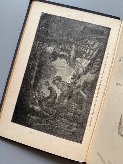 The life and adventures of Robinson Crusoe, Daniel Defoe - Frederick Warne and Co, ca. 1900