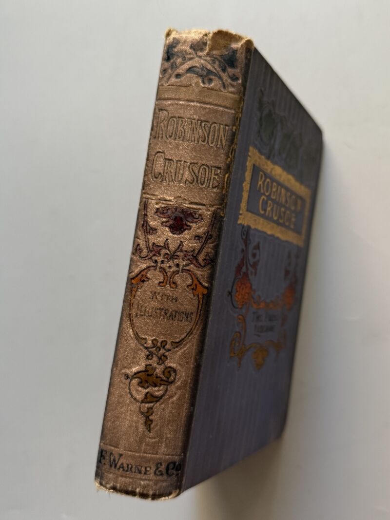 The life and adventures of Robinson Crusoe, Daniel Defoe - Frederick Warne and Co, ca. 1900