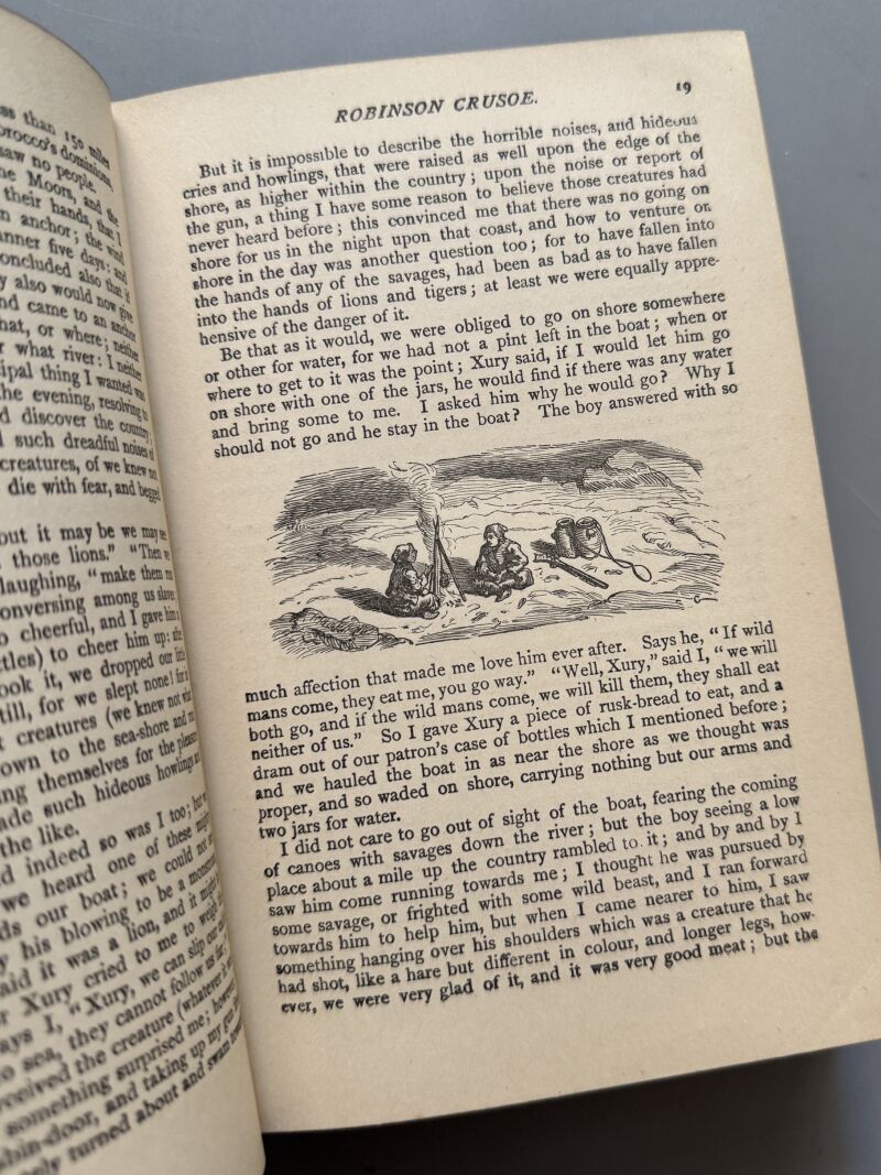 The life and adventures of Robinson Crusoe, Daniel Defoe - Frederick Warne and Co, ca. 1900