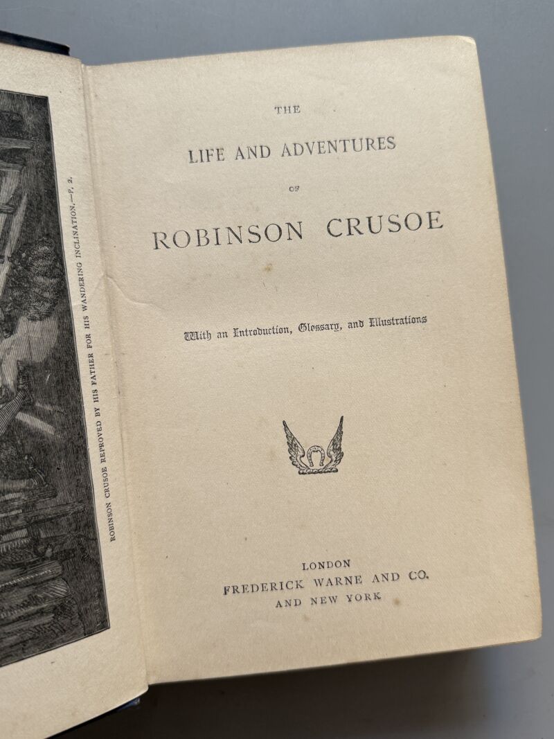 The life and adventures of Robinson Crusoe, Daniel Defoe - Frederick Warne and Co, ca. 1900
