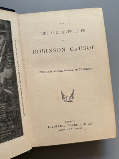 The life and adventures of Robinson Crusoe, Daniel Defoe - Frederick Warne and Co, ca. 1900