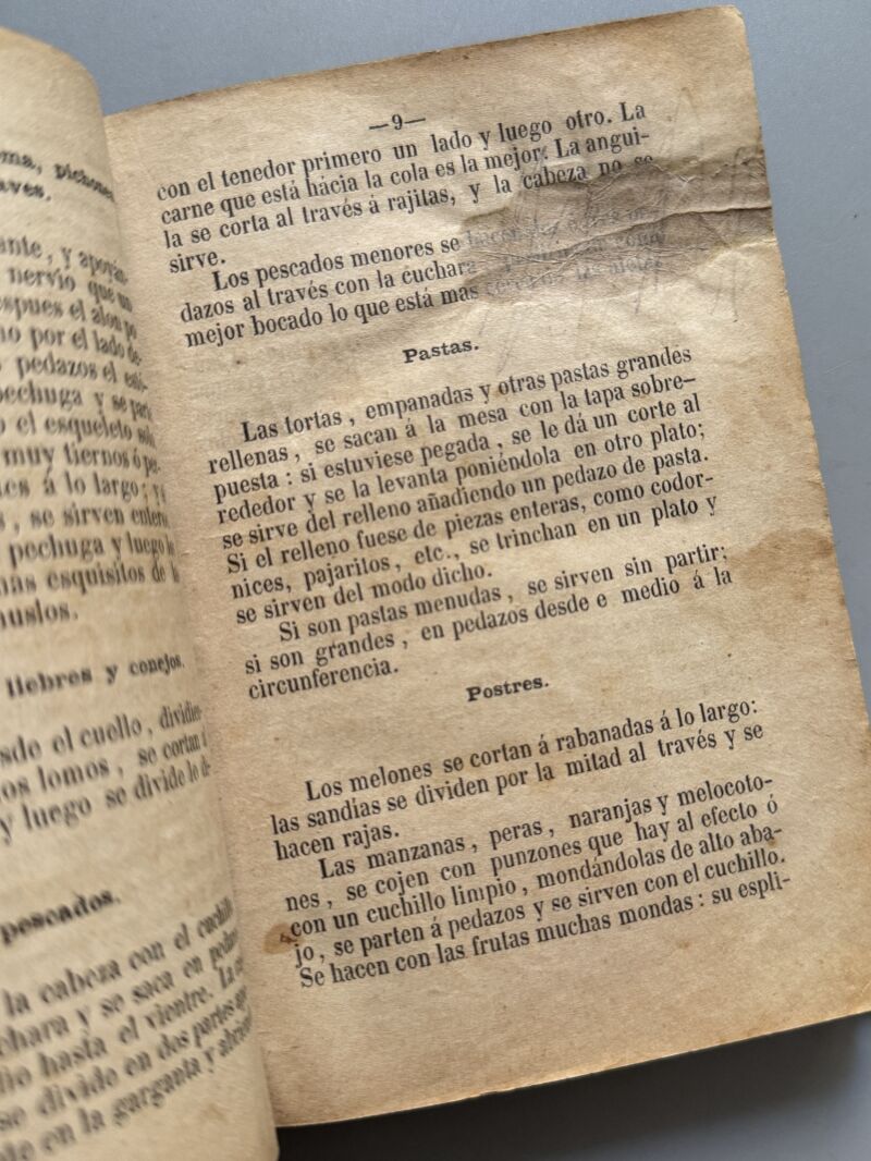 Manual completo de cocina económica, Carlos Guillot - Juan Mariana y Sanz Editor, 1876