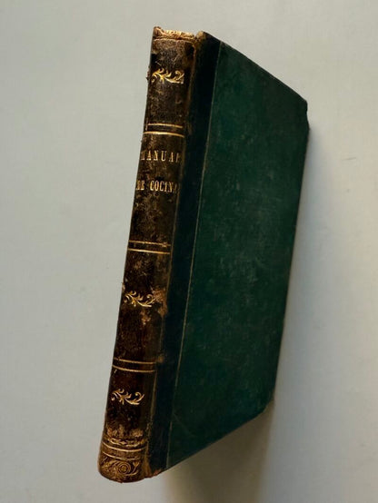 Manual completo de cocina económica, Carlos Guillot - Juan Mariana y Sanz Editor, 1876