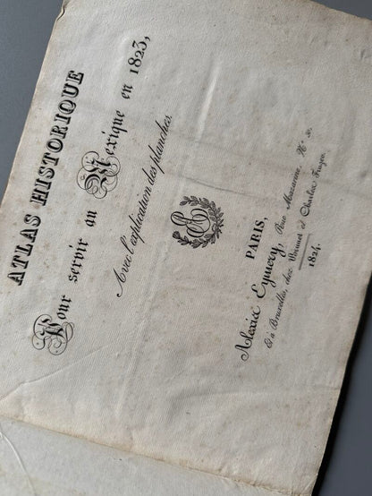 Atlas historique pour servir au Mexique en 1823, M. Bulloch - Paris, 1824
