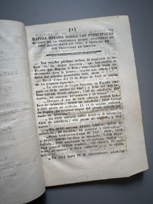 Historia de la revolución de España, J. N. E. Guerra de la independencia - Cadiz, 1811