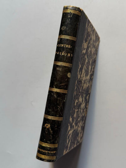 Manuel pratique des contre-poisons, Hector Chaussier. Manual contra venenos - Paris, 1836
