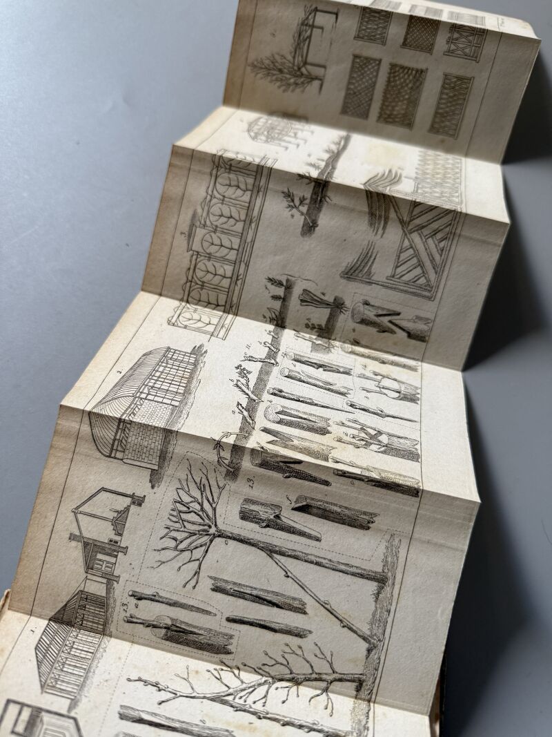 L'art de cultiver les jardins, M. Bossin. Jardinería - Manuels-Roret, ca. 1835