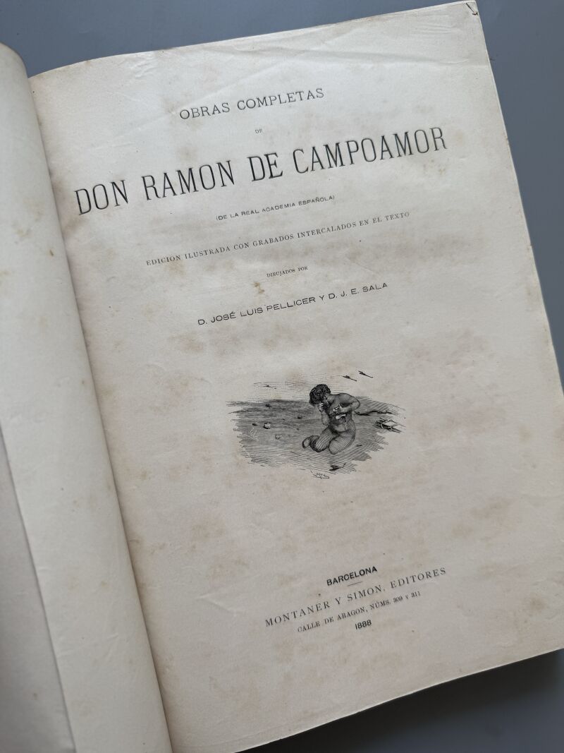 Obras completas de Ramón de Campoamor - Montaner y Simón, 1888
