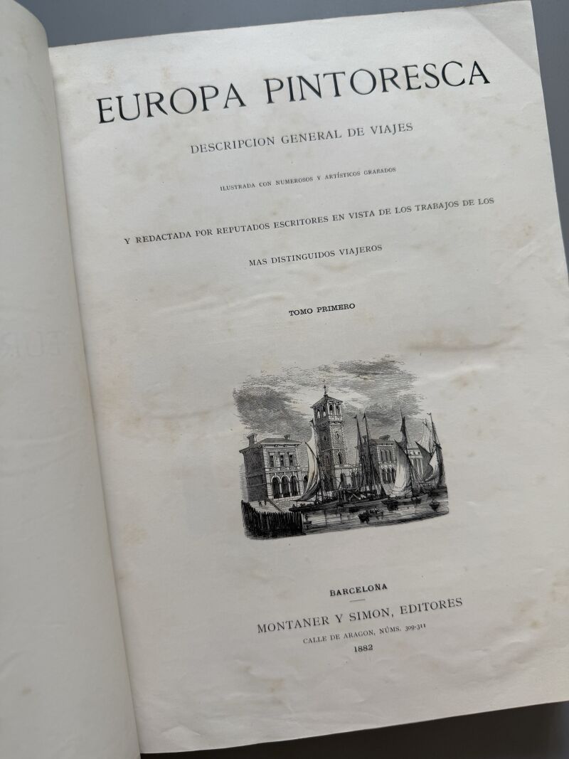 Europa pintoresca - Montaner y Simón, 1882