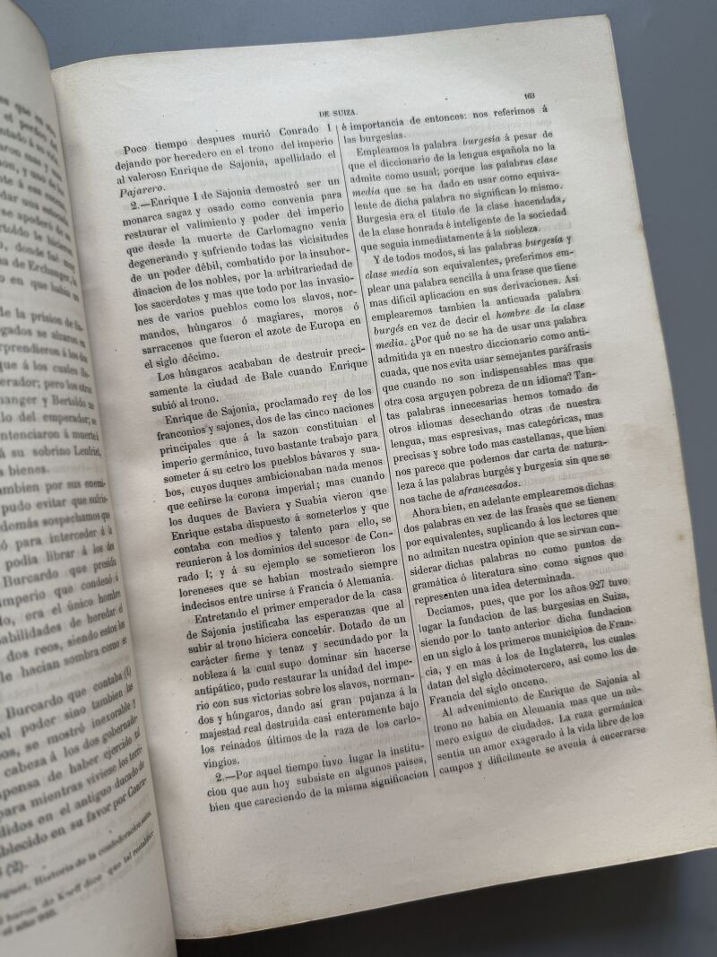 Historia General de la República Suiza, Ortiz de la Puebla - Victor Perez y Compa Editores, 1871