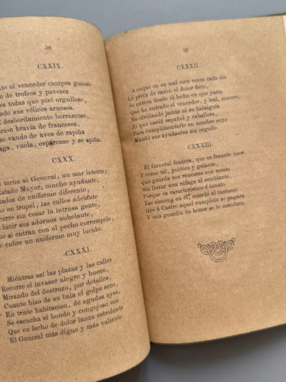 Glorias de Cataluña. Sitio de Gerona 1809, Lorenzo Rojo - Imp. M. Ginesta, 1879