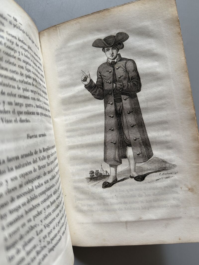 Historia de la República de Andorra, Luis Dalmau de Baquer - Barcelona, 1849