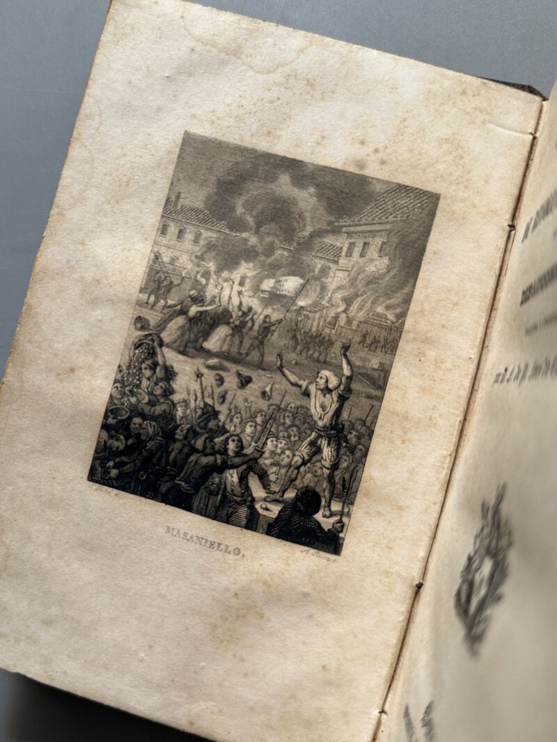 Masaniello ó los ocho días de revolución en Nápoles, Defauconpret - Barcelona, 1844