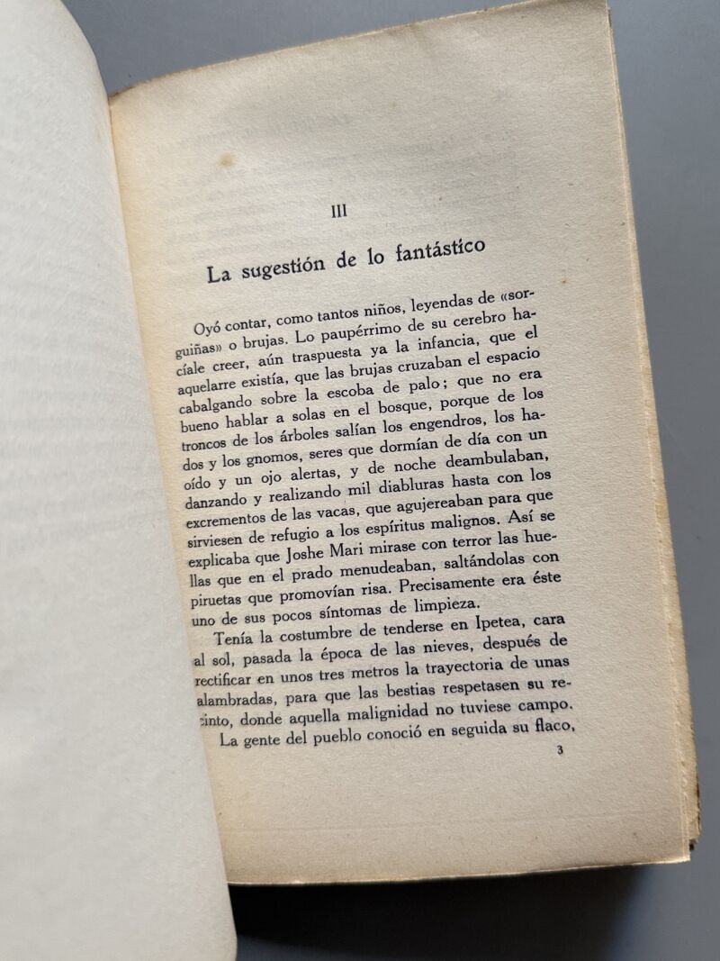 Las brujas de Joshe Mari, Domingo Riera Gallo (1ª edición) - Editorial Eugenio Subirana, 1933