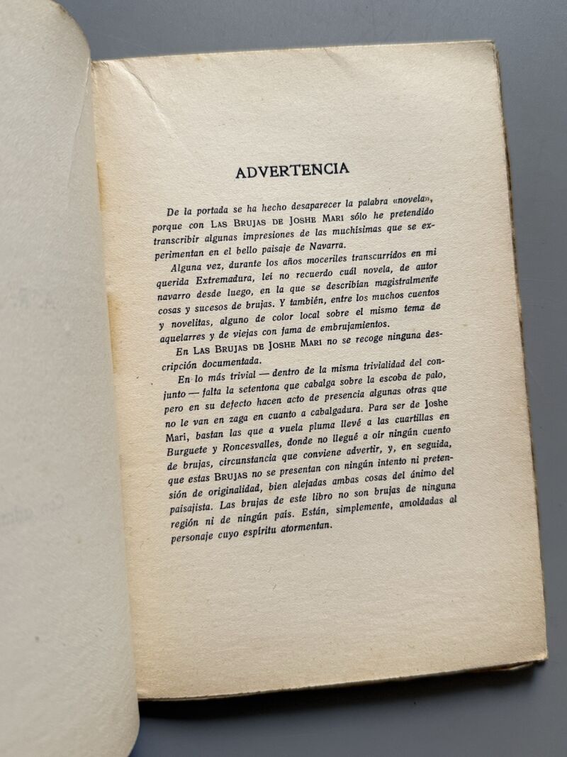 Las brujas de Joshe Mari, Domingo Riera Gallo (1ª edición) - Editorial Eugenio Subirana, 1933