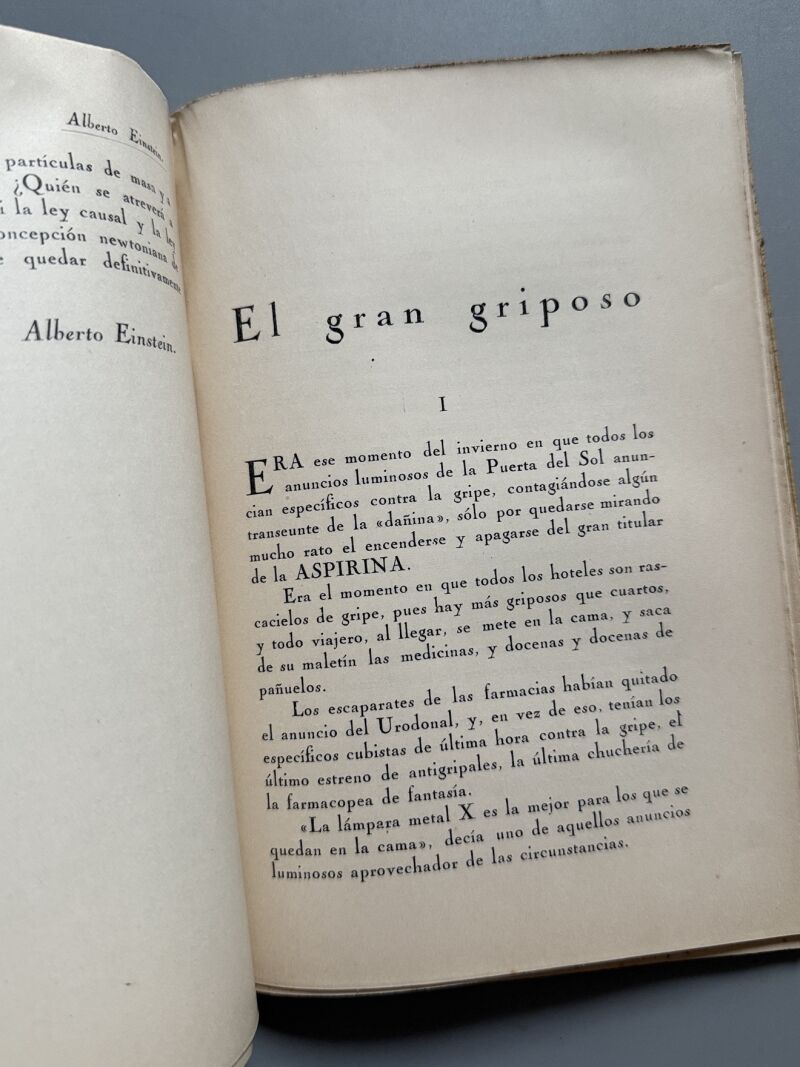 Revista de Occidente. Albert Einstein, Ramón Gómez de la Serna, Paul Valéry - Año V, nºXLVI, 1927