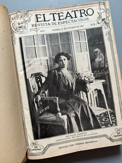 El Teatro. Revista de espectáculos, nº1 - 24 - Prensa Española, 1909-1910