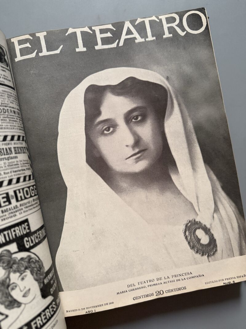 El Teatro. Revista de espectáculos, nº1 - 24 - Prensa Española, 1909-1910