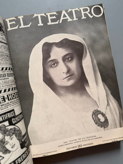 El Teatro. Revista de espectáculos, nº1 - 24 - Prensa Española, 1909-1910