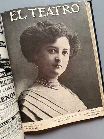 El Teatro. Revista de espectáculos, nº1 - 24 - Prensa Española, 1909-1910