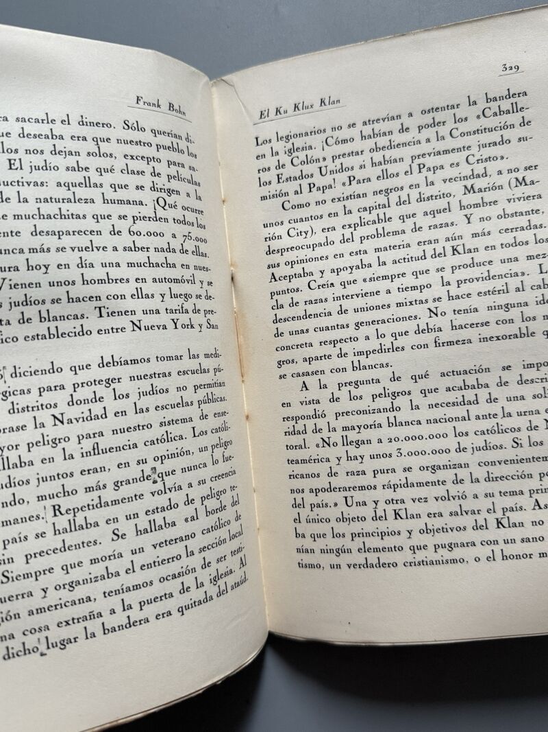 Revista de Occidente, Gerardo Diego, Ku Klux Klan - Año III, nº XXVII, 1925