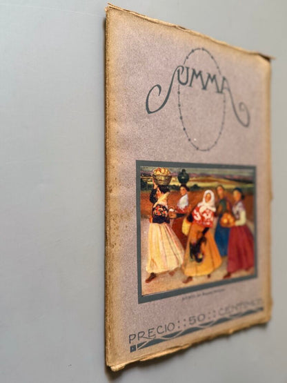 Summa. Revista Selecta Ilustrada. Margarita Nelken, Amado Nervo - Año II, nº12, 1916