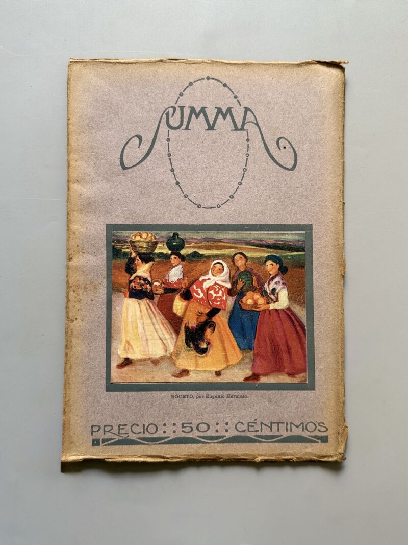 Summa. Revista Selecta Ilustrada. Margarita Nelken, Amado Nervo - Año II, nº12, 1916