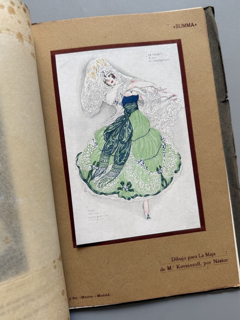 Summa. Revista Selecta Ilustrada. Manuel Machado, Margarita Nelken, Manuel Bueno - Año II, nº9, 1916