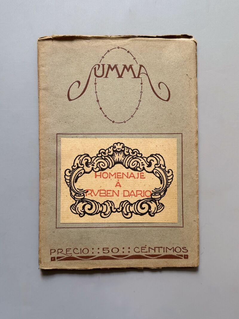 Summa, Revista Selecta Ilustrada. Homenaje a Rubén Darío - Año I, nº2, 1915