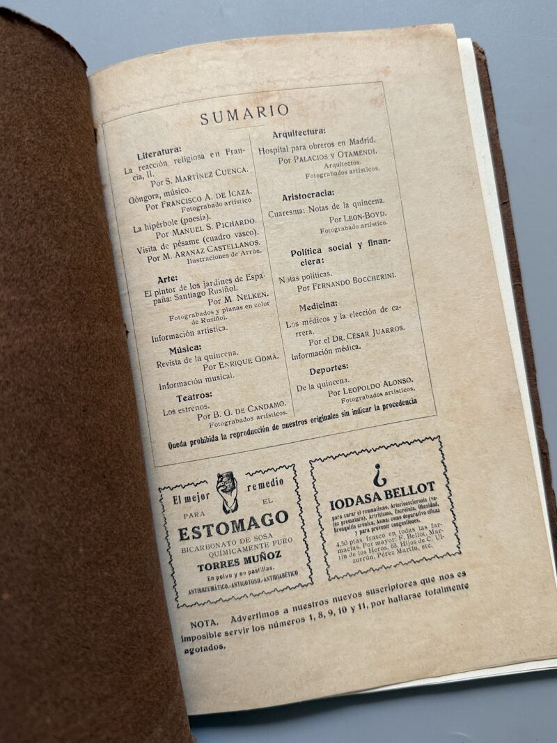 Summa. Revista Selecta Ilustrada. Margarita Nelken - Año II, nº13, 1916