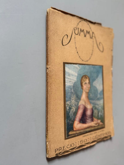 Summa. Revista Selecta Ilustrada. Margarita Nelken, Francesc Cambó - Año II, nº10, 1916