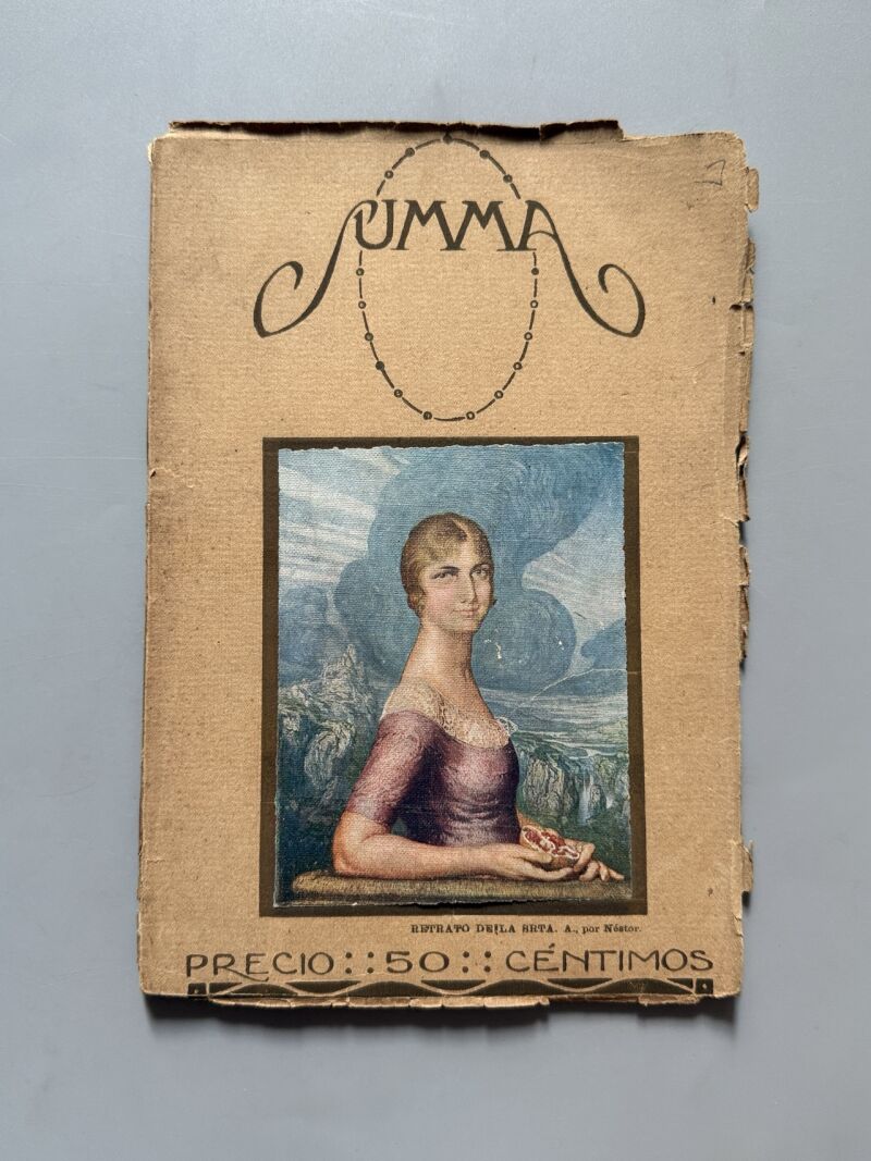Summa. Revista Selecta Ilustrada. Margarita Nelken, Francesc Cambó - Año II, nº10, 1916
