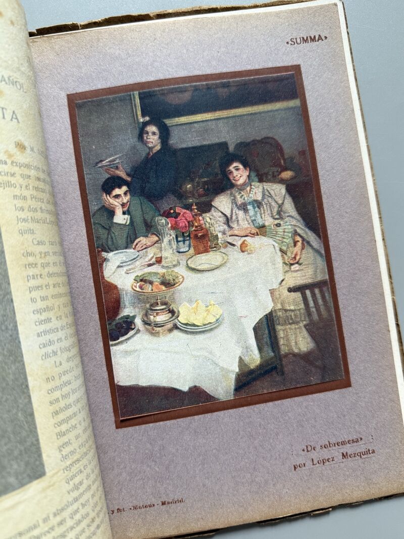 Summa. Revista Selecta Ilustrada. Margarita Nelken, Francesc Cambó - Año II, nº10, 1916