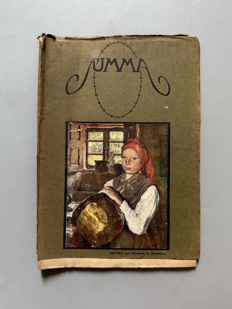 Summa. Revista Selecta Ilustrada. Jacinto Benavente, Valle Inclán, Pedro de Répide - Año I, nº3 1915