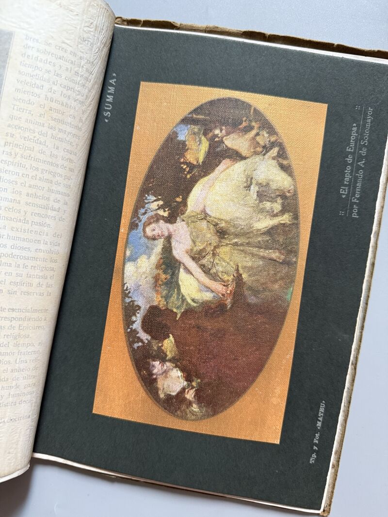 Summa. Revista Selecta Ilustrada. Jacinto Benavente, Valle Inclán, Pedro de Répide - Año I, nº3 1915