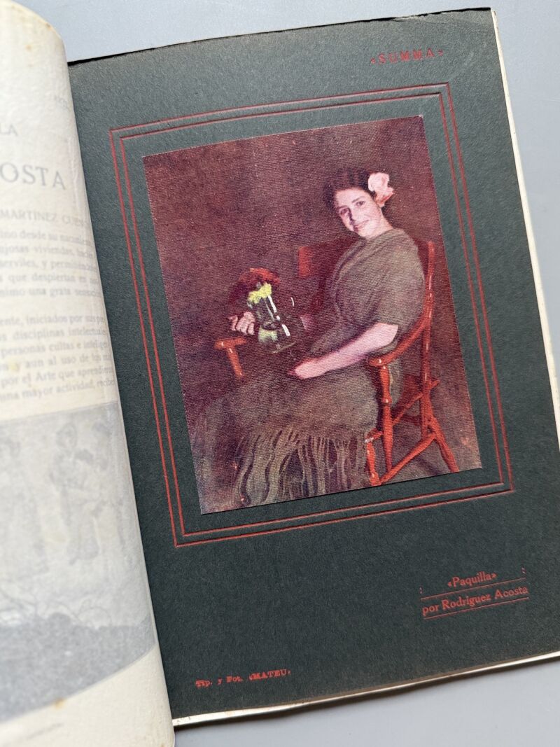 Summa. Revista Selecta Ilustrada. Juan Ramón Jiménez, Valle-Inclán, M. Nelken - Año I, nº4 1915