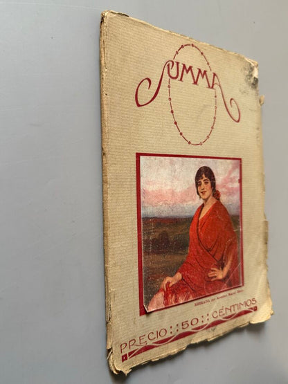 Summa. Revista Selecta Ilustrada. Relato de Emilia Pardo Bazán - Año II, nº8, 1916