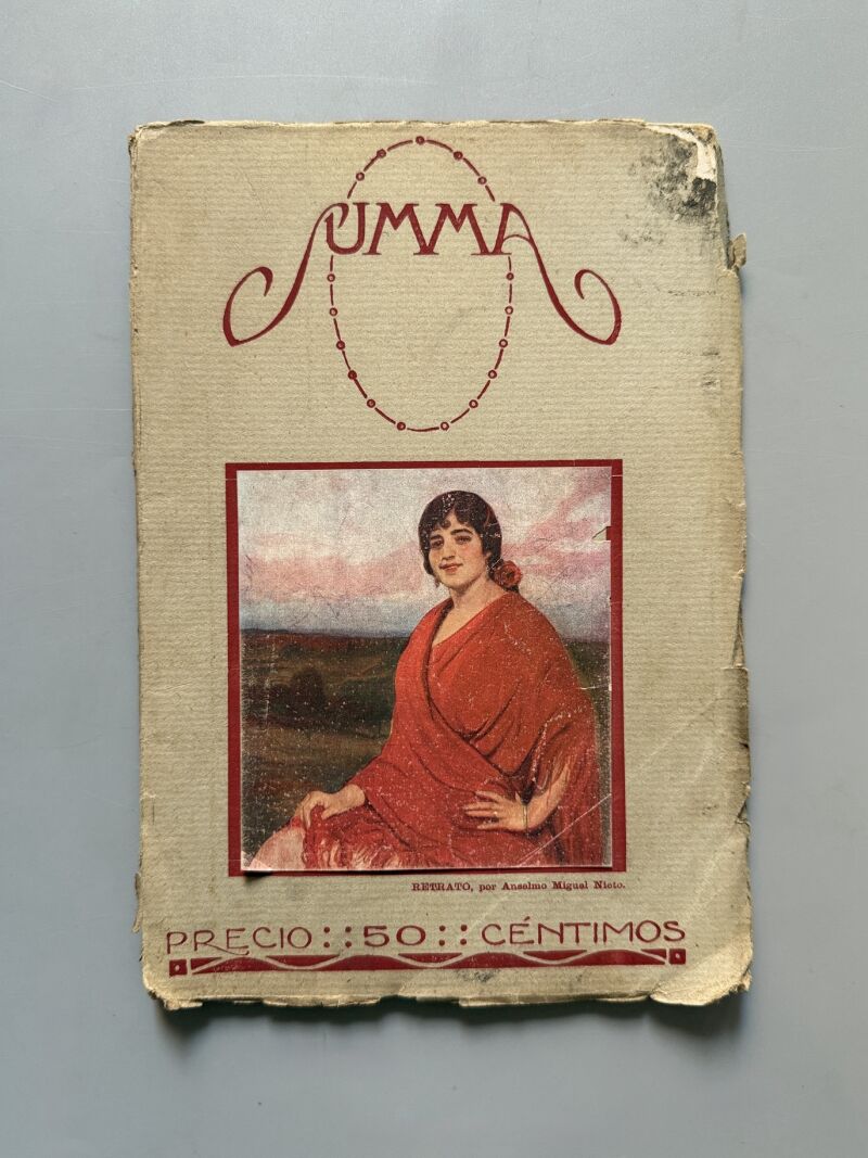 Summa. Revista Selecta Ilustrada. Relato de Emilia Pardo Bazán - Año II, nº8, 1916