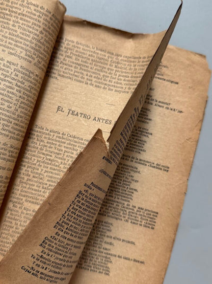 Á Calderón, la Redacción de el Diluvio. Homenaje a Calderón de la Barca - el Diluvio, 25 mayo 1881