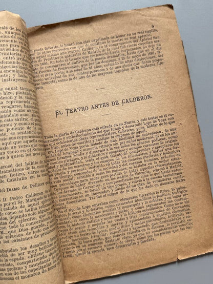 Á Calderón, la Redacción de el Diluvio. Homenaje a Calderón de la Barca - el Diluvio, 25 mayo 1881