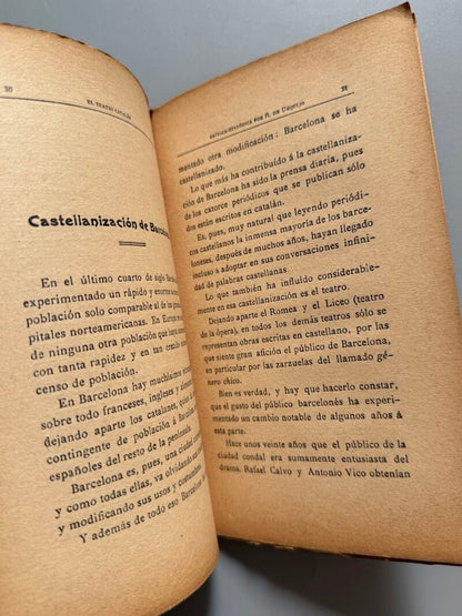 El teatro catalán y de su actual decadencia, R. de Urquijo - Librería de Fernando Fé, 1911
