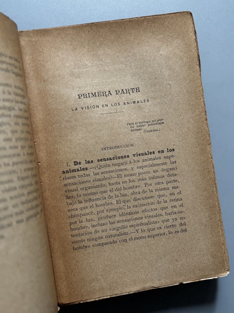 La visión, J. P. Nuel. Oftalmología - Daniel Jorro Editor, 1914
