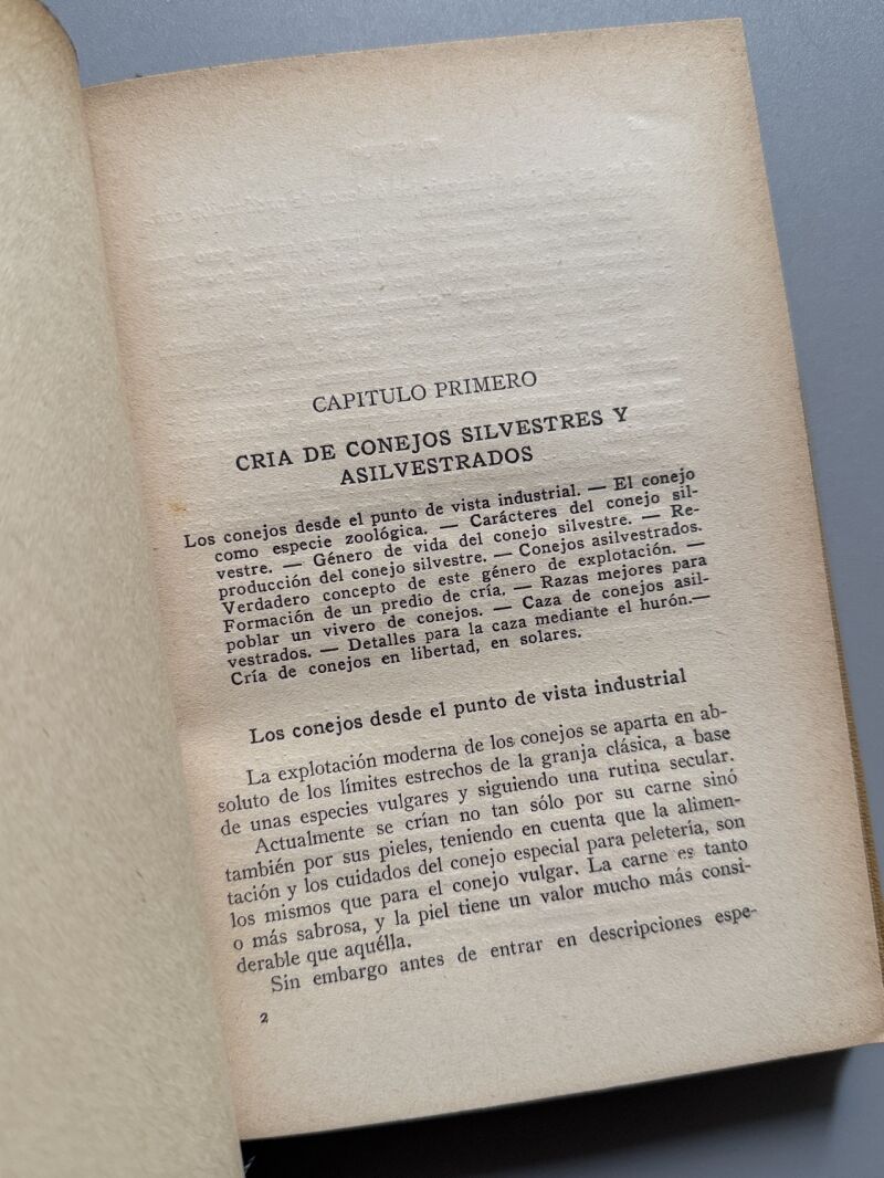 El conejo. Explotación productiva, Wan Dober - Casa Editorial Araluce, 1929