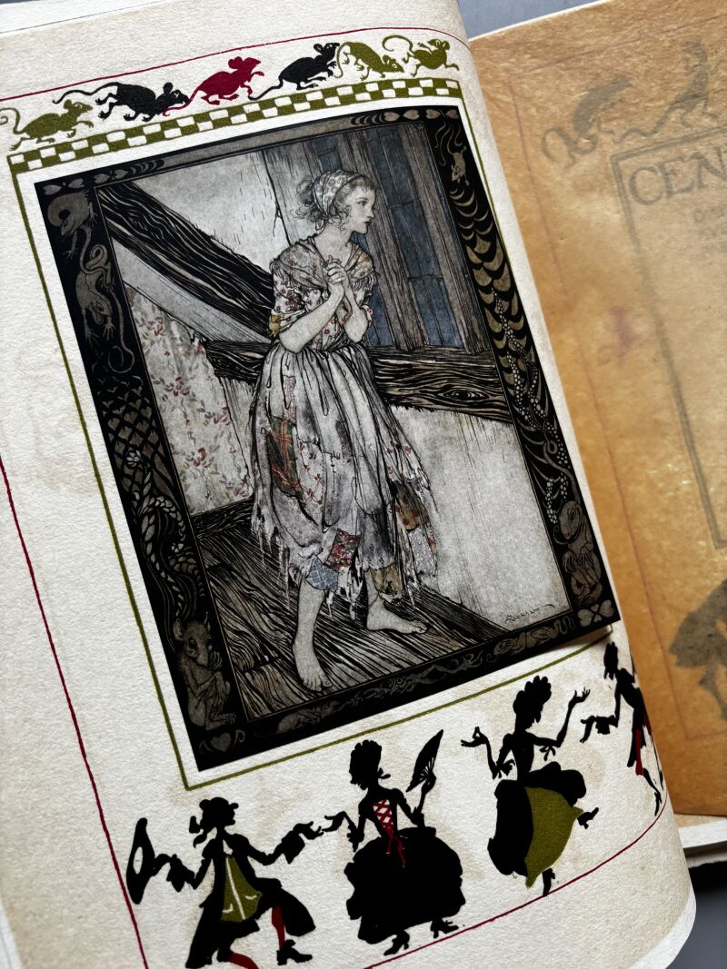 Cendrillon, Perrault. Arthur Rackham (nº 61 de 500) - Libraire Hachette, ca. 1919