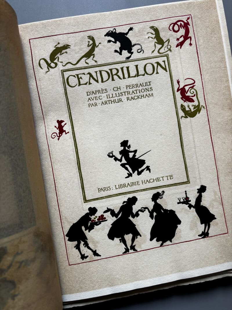 Cendrillon, Perrault. Arthur Rackham (nº 61 de 500) - Libraire Hachette, ca. 1919
