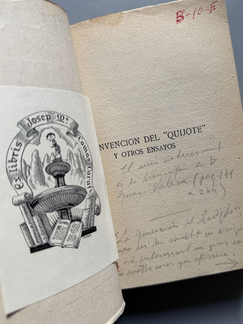 La invención del Quijote y otros ensayos, Manuel Azaña (1ª edición) - Espasa-Calpe S.A. - 1934