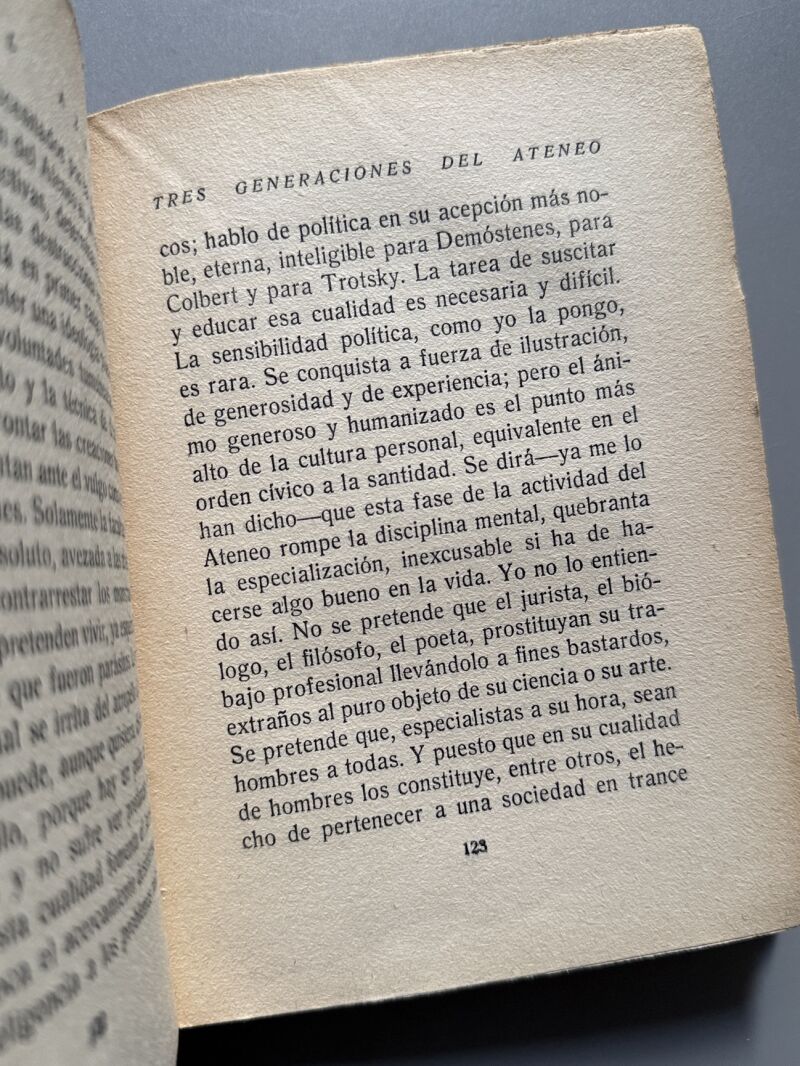 La invención del Quijote y otros ensayos, Manuel Azaña (1ª edición) - Espasa-Calpe S.A. - 1934