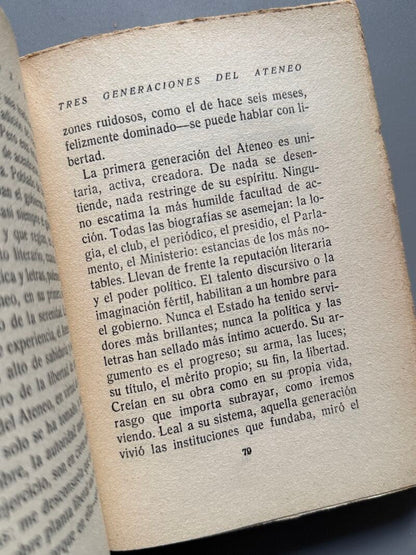 La invención del Quijote y otros ensayos, Manuel Azaña (1ª edición) - Espasa-Calpe S.A. - 1934