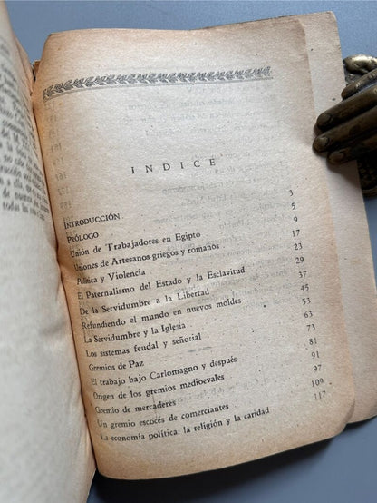 La evolución del trabajo, Joseph Husslein - Imp. Walter Gnadt, Colección "Lux", 1932